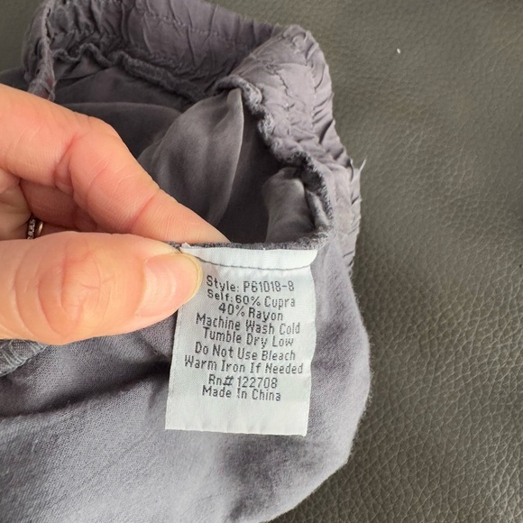 JOHNNY WAS Grey Ramble Cargo Pull-On Pant Joggers L - Picture 7 of 11